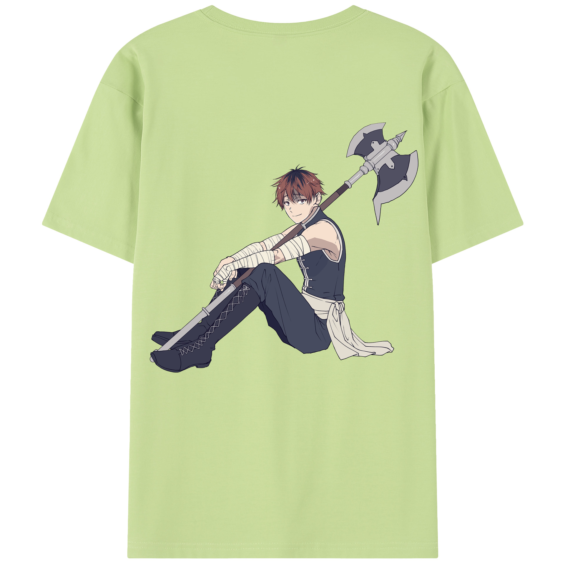 （画像用） 葬送のフリーレン Frieren 綿100％半袖Tシャツ（背面プリント）
